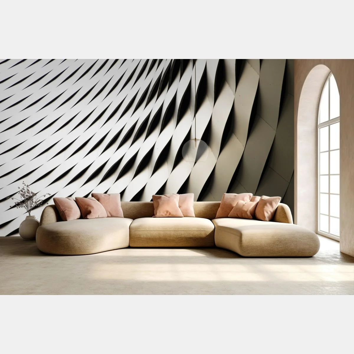 Fototapete modernes geometrisches architekturmuster – Wallnifity® Fototapete modernes geometrisches architekturmuster – Wallnifity®