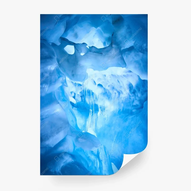 Fototapete ätherische blaue eishöhle – Wallnifity® Fototapete ätherische blaue eishöhle – Wallnifity®