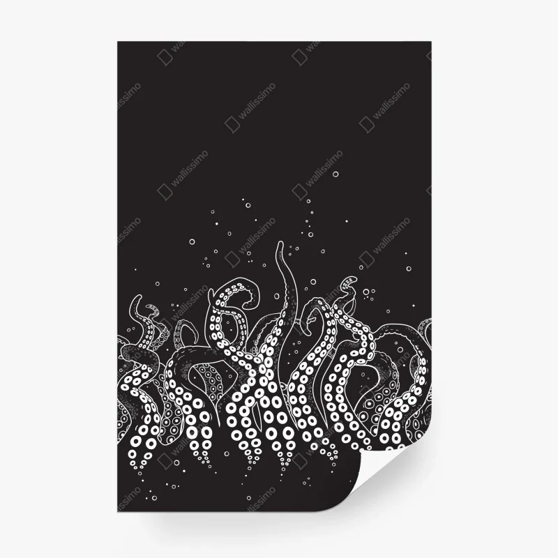 Fototapete oktopus tentakel muster – Wallnifity® Fototapete oktopus tentakel muster – Wallnifity®