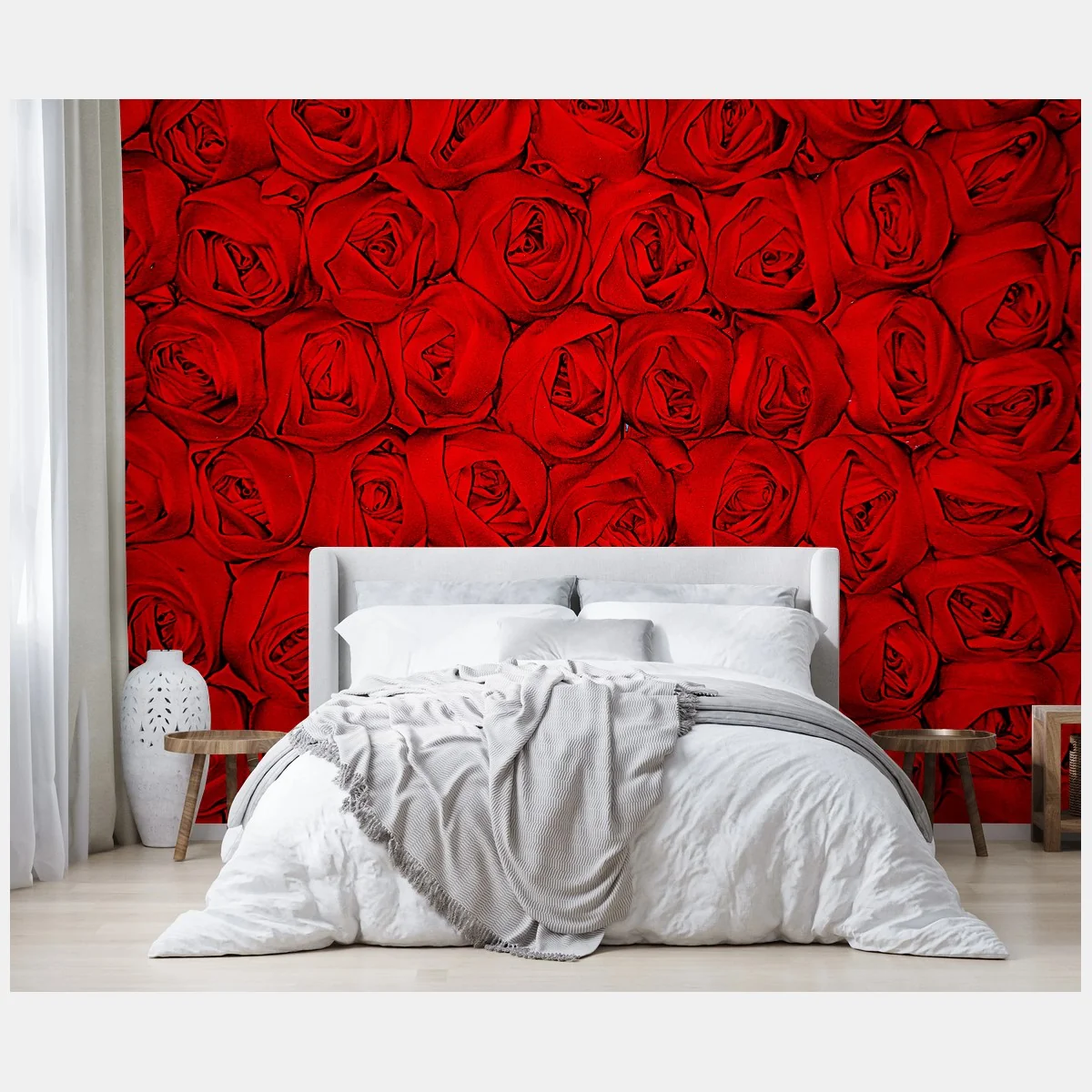 Fototapete endlose rote rosen – Wallnifity® Fototapete endlose rote rosen – Wallnifity®