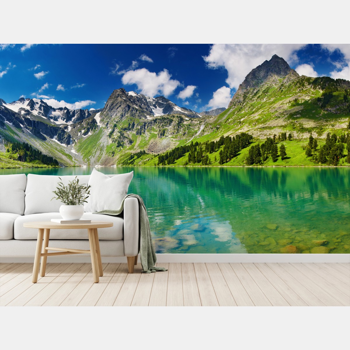 Fototapete türkissee im Altai – Wallnifity®