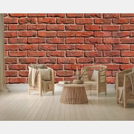 Fototapete nahtlose rote ziegelwand – Wallnifity®