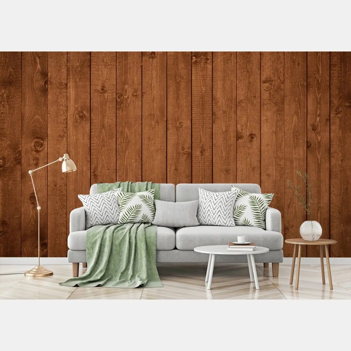 Fototapete rustikale holzwand mit dielen – Wallnifity®
