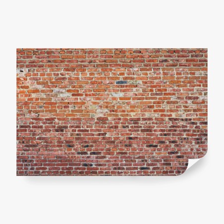 Fototapete freigelegte rote ziegelwand – Wallnifity®