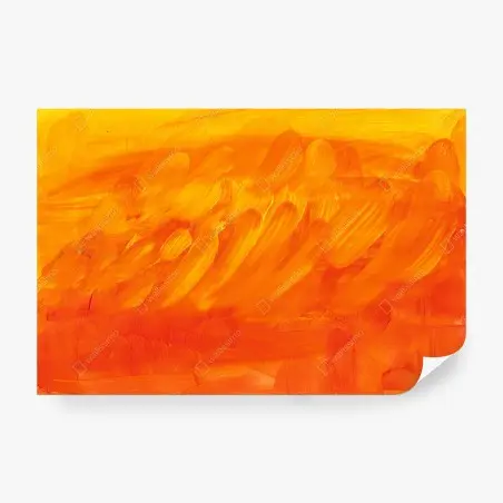 Fototapete warme orange abstrakte pinselstriche – Wallnifity®