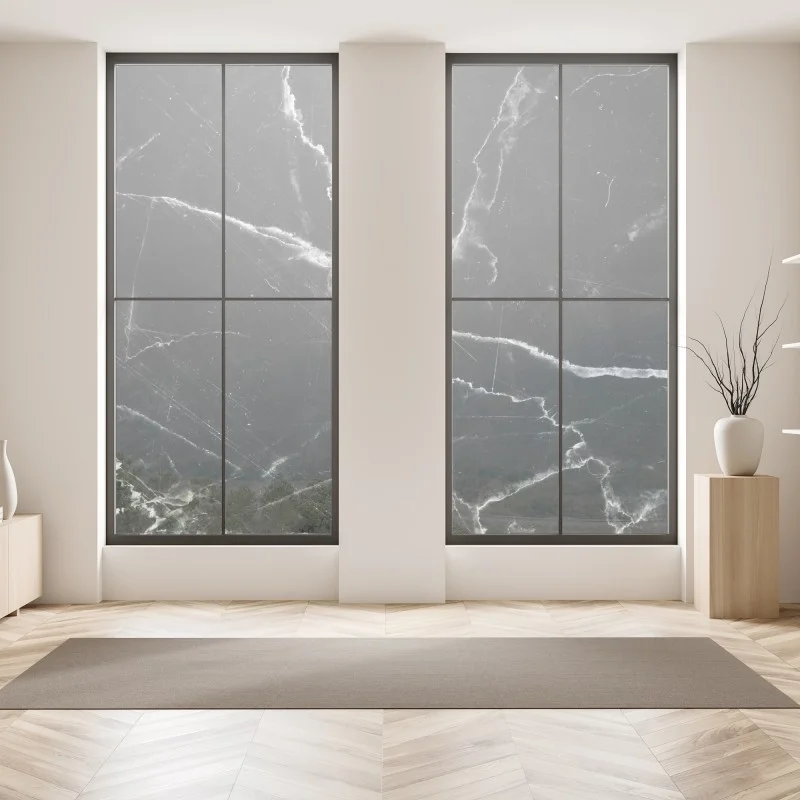 Fensteraufkleber schwarzer marmor mit weißen adern – Wallnifity® Fensteraufkleber schwarzer marmor mit weißen adern – Wallnifity®