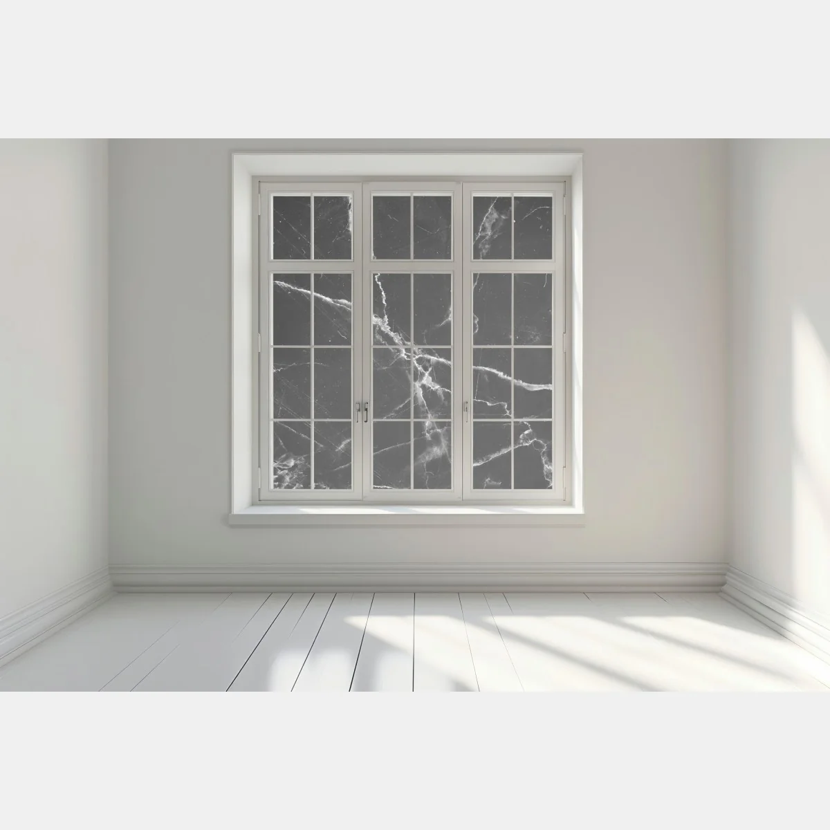 Fensteraufkleber schwarzer marmor mit weißen adern – Wallnifity® Fensteraufkleber schwarzer marmor mit weißen adern – Wallnifity®