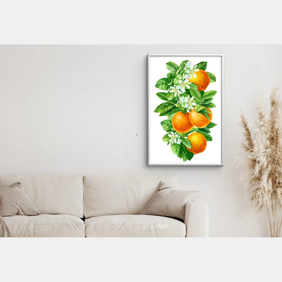 Poster zitrusblüten und reife orangen – Wallnifity® Poster zitrusblüten und reife orangen – Wallnifity®