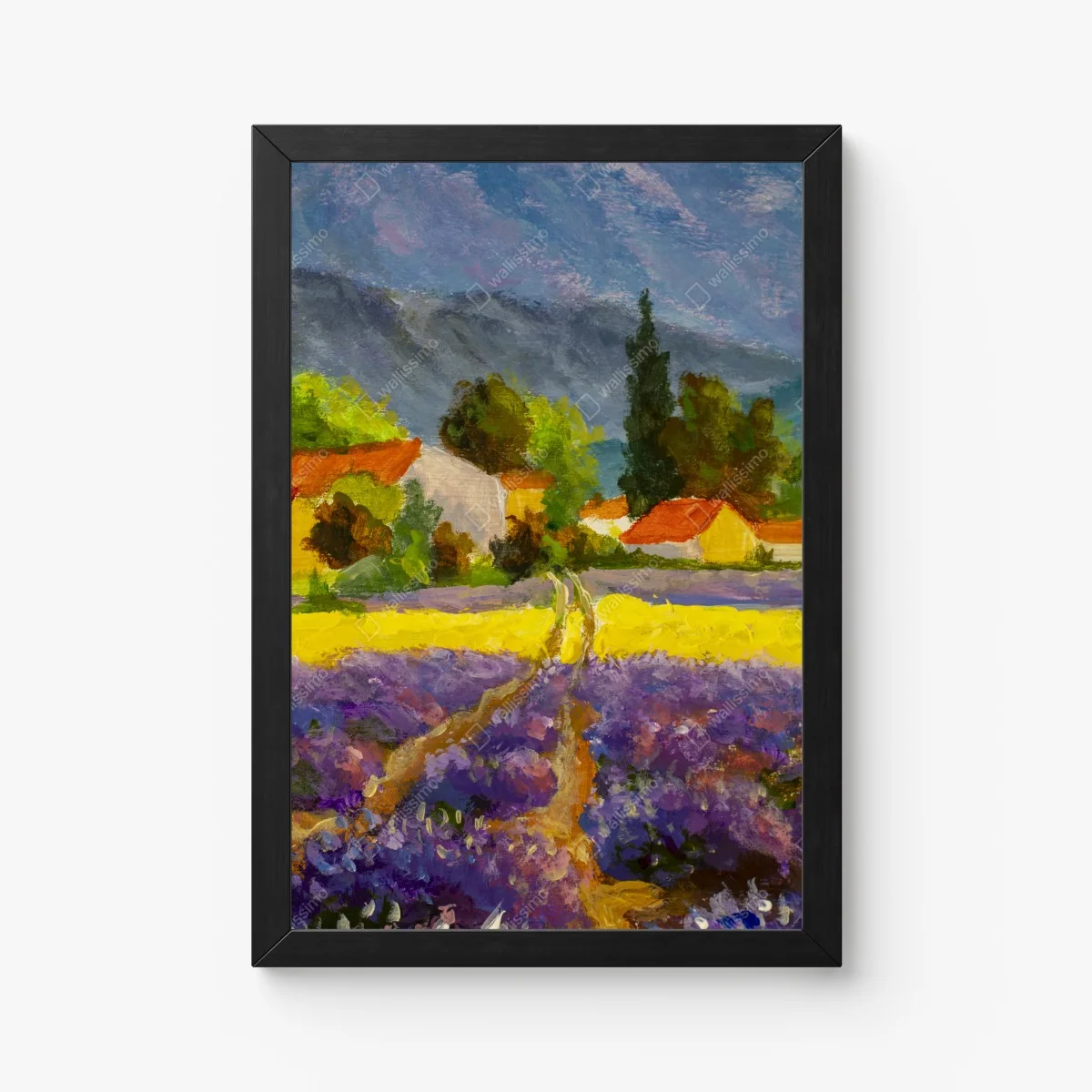 Poster lavendelfelder bei sonnenuntergang – Wallnifity® Poster lavendelfelder bei sonnenuntergang – Wallnifity®