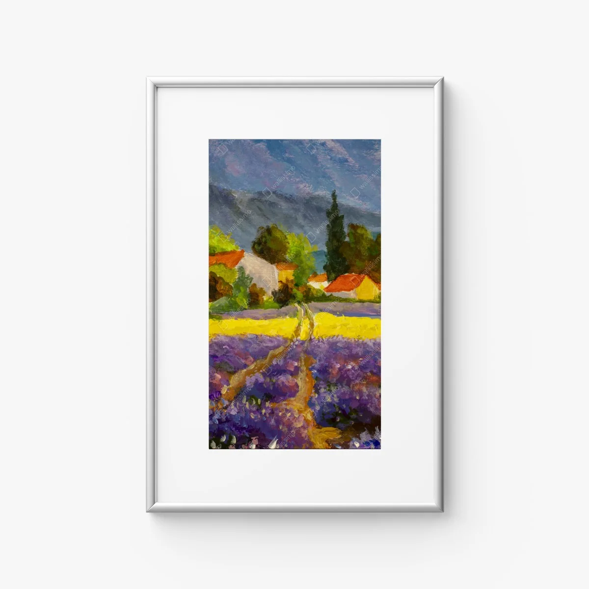 Poster lavendelfelder bei sonnenuntergang – Wallnifity® Poster lavendelfelder bei sonnenuntergang – Wallnifity®