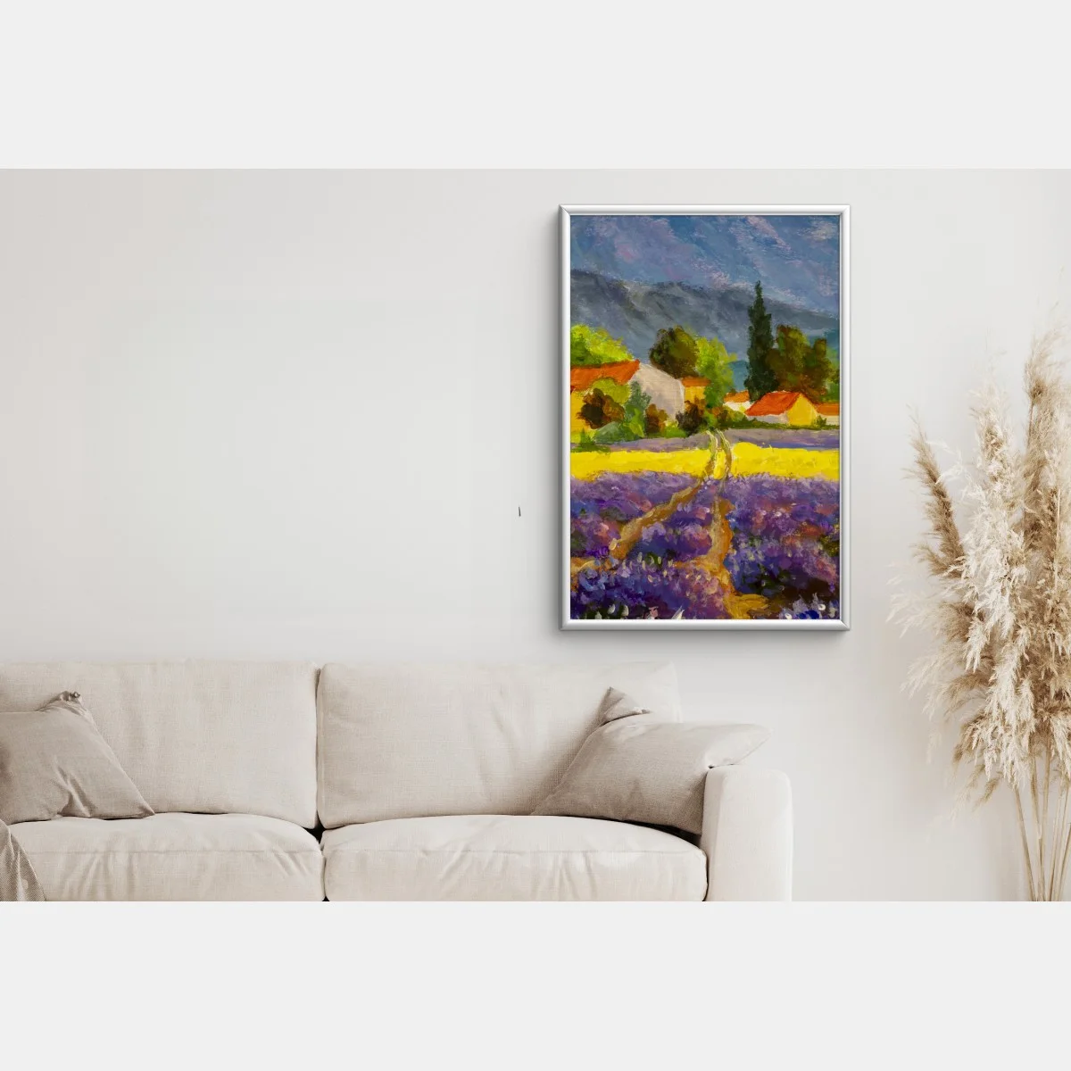 Poster lavendelfelder bei sonnenuntergang – Wallnifity® Poster lavendelfelder bei sonnenuntergang – Wallnifity®