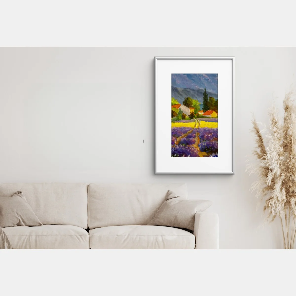 Poster lavendelfelder bei sonnenuntergang – Wallnifity® Poster lavendelfelder bei sonnenuntergang – Wallnifity®