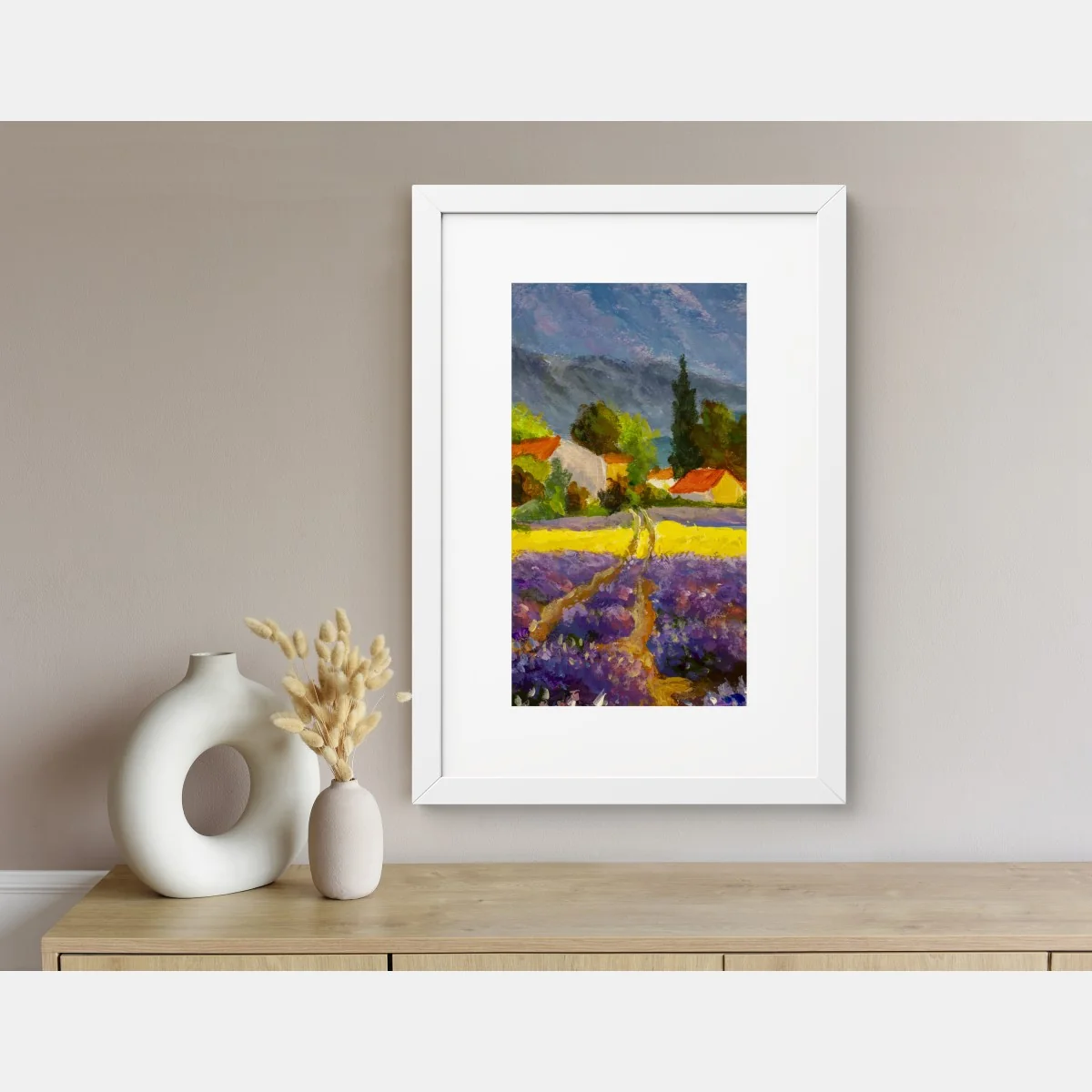Poster lavendelfelder bei sonnenuntergang – Wallnifity® Poster lavendelfelder bei sonnenuntergang – Wallnifity®